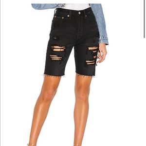 Levi’s slouch short, 501s